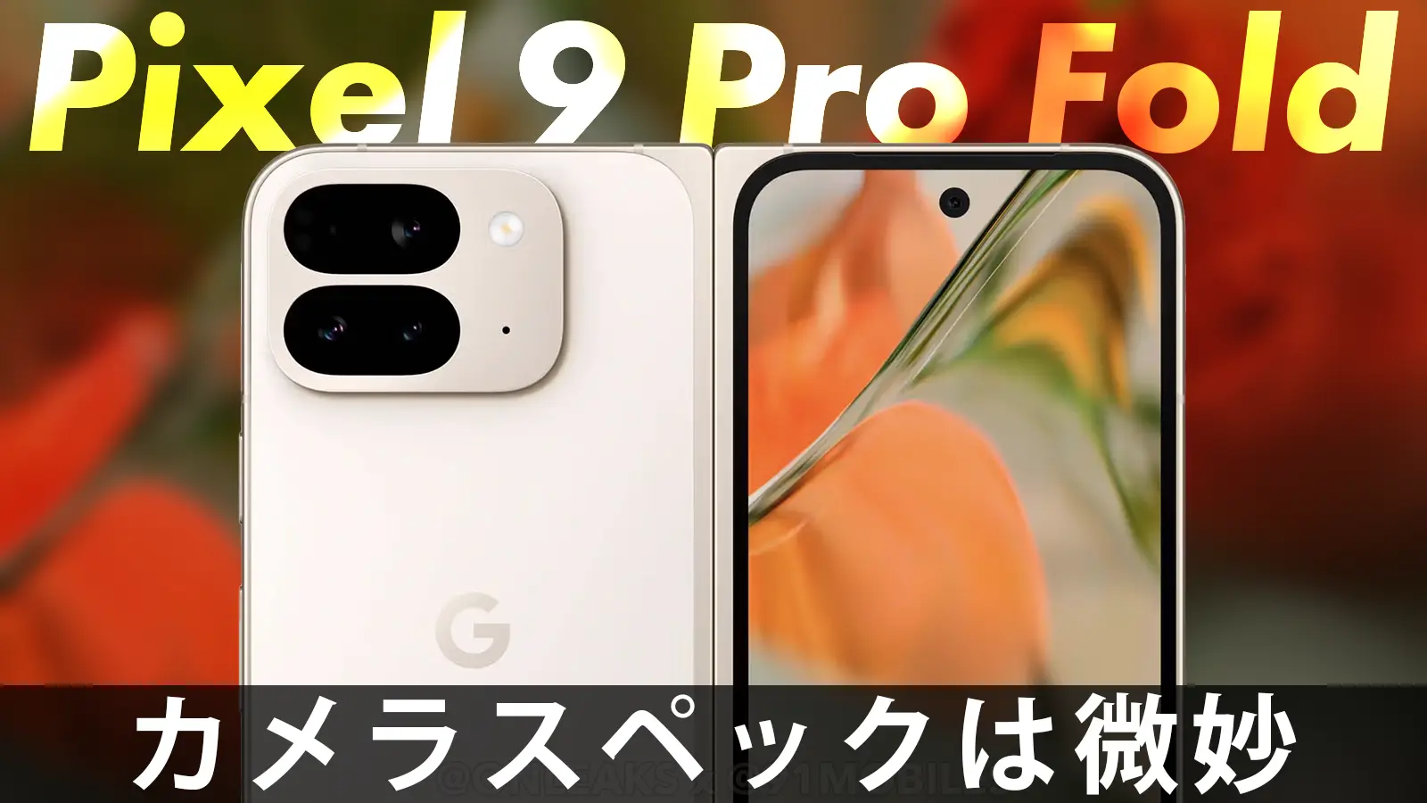 pixel 9 pro fold カメラ